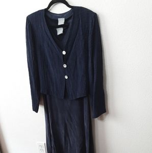 Rabbit Rabbit Rabbit Designs Dress blue size 10 preowned